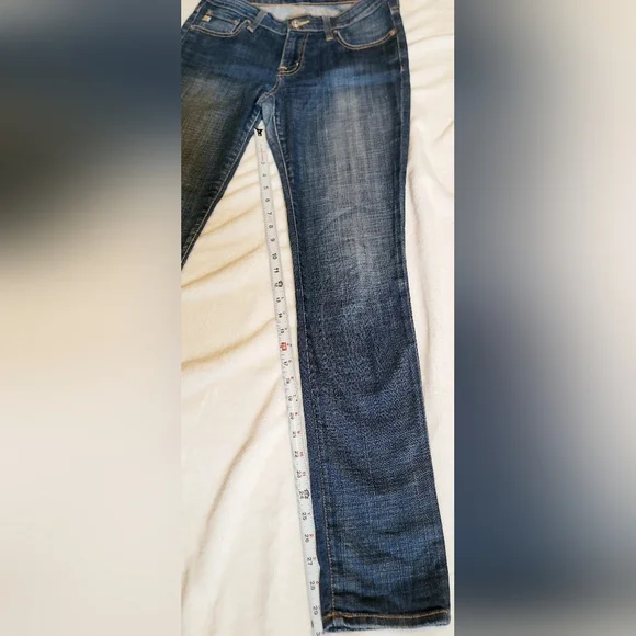 Big Star Alex Skinny Jeans Women's 27 Dark Wash Blue Stretch Denim Mid Rise Pant - Picture 4 of 13